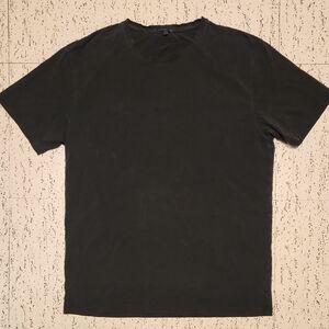 Patrick Assaraf Black Pima Cotton T Shirt